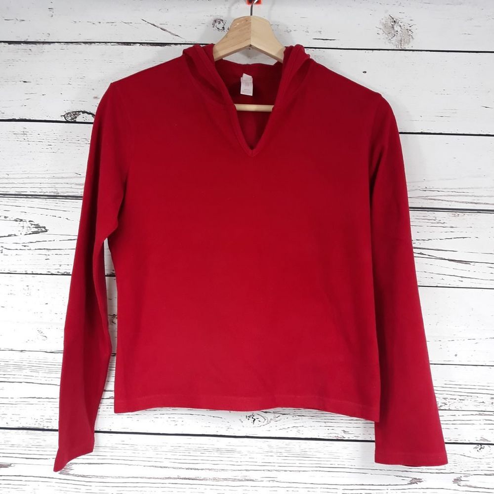 🙋‍♀️Gap Kids Basic Hoodie Boys Fleece  Xs Red